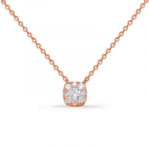 Rose Gold Diamond Necklace