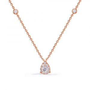 Rose Gold Diamond Necklace