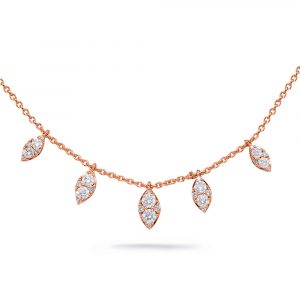 Rose Gold Diamond Necklace