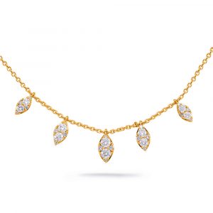 Yellow Gold Diamond Necklace