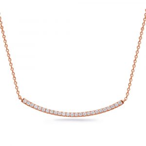 Rose Gold Diamond Necklace