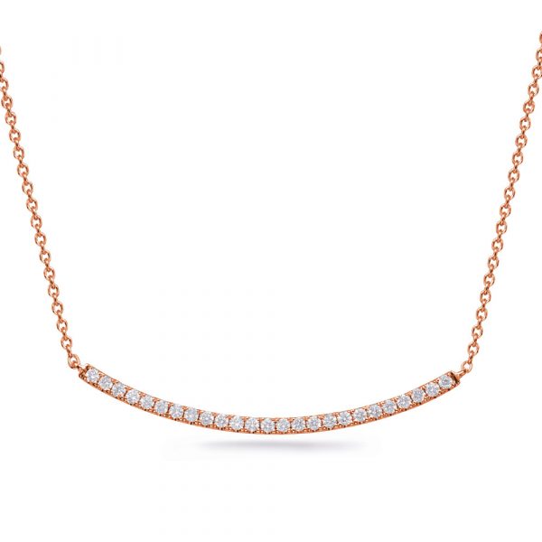 Rose Gold Diamond Necklace