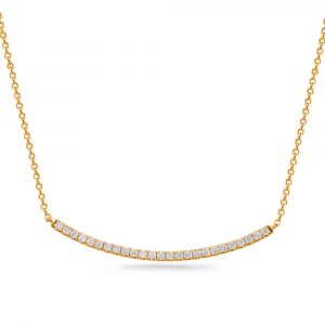 Yellow Gold Diamond Necklace