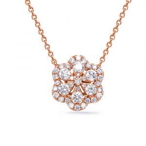 Rose Gold Diamond Necklace