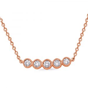 Rose Gold Diamond Necklace