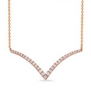 Rose Gold Diamond Necklace