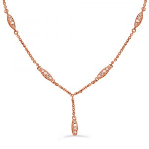 Rose Gold Diamond Necklace