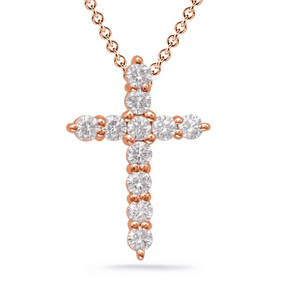 Diamond Cross Shared Prong Set