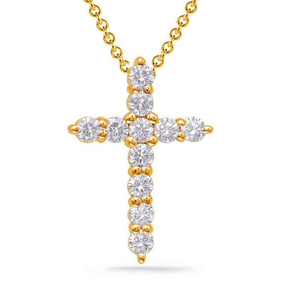 Diamond Cross Shared Prong Set