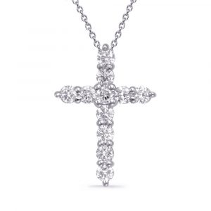 Platinum Diamond Cross