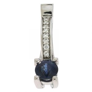 Sapphire./diamond Pendant