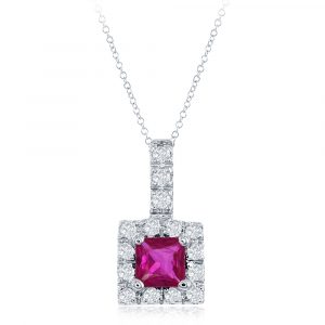 Ruby & Diamond Pendant