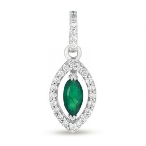 Emerald & Diamond Pendant