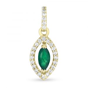 Emerald & Diamond Pendant