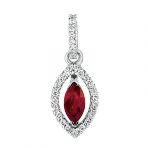 Ruby & Diamond Pendant