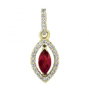 Ruby & Diamond Pendant