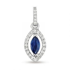 Sapphire & Diamond Pendant