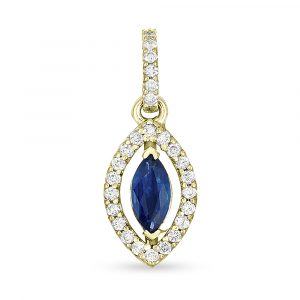 Sapphire & Diamond Pendant