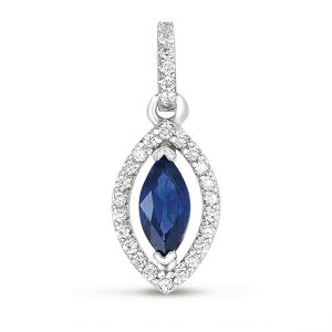 Sapphire & Diamond Pendant