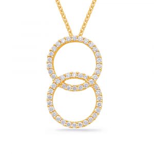 Yellow Gold Diamond Pendant