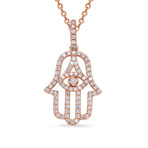 Rose Gold Diamond Pendant