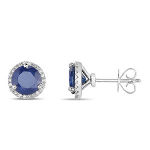 Three Prong Earring Setting 1.50ct Tw