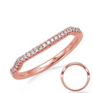 Rose Gold Diamond Matching Band