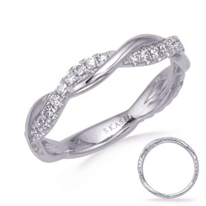 White Gold Wedding Band