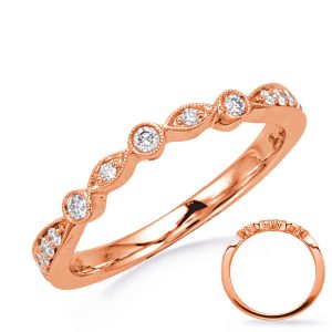 Rose Gold Diamond Matching Band