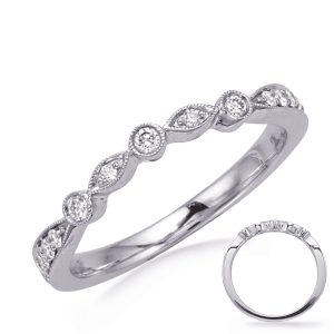 White Gold Diamond Matching Band