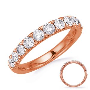 Rose Gold Diamond Band