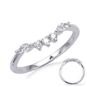 White Gold Wedding Band