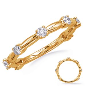 Yellow Gold Diamond Band