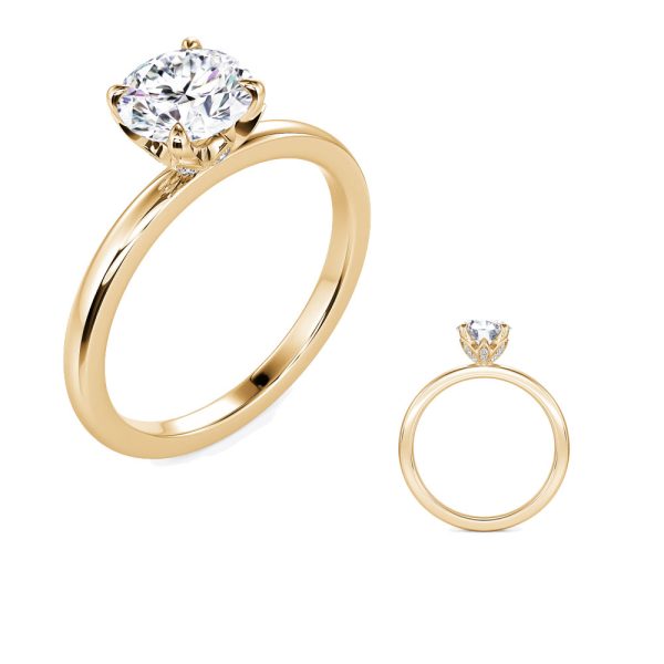 Yelow Gold Engagement Ring