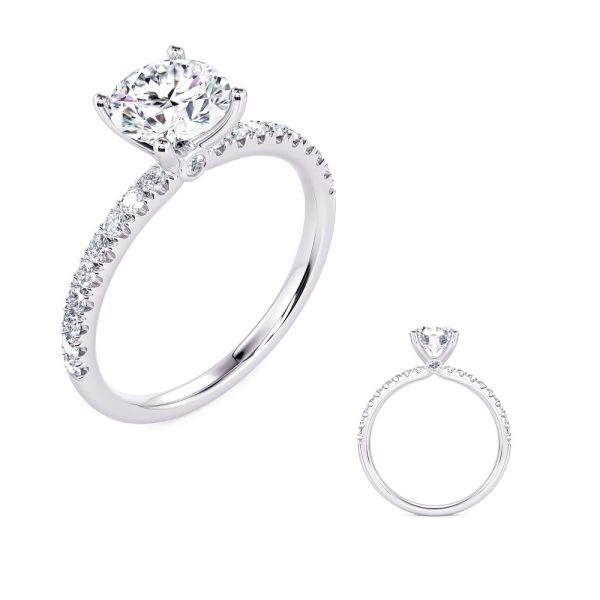 White Gold Engagement Ring