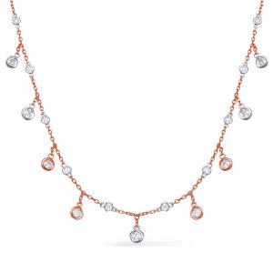 Rose & White Gold Diamond By Yard