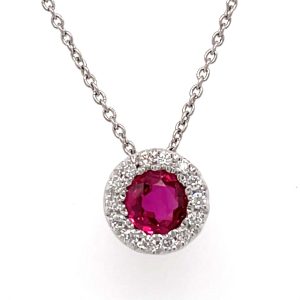 Ruby & Diamond Necklace