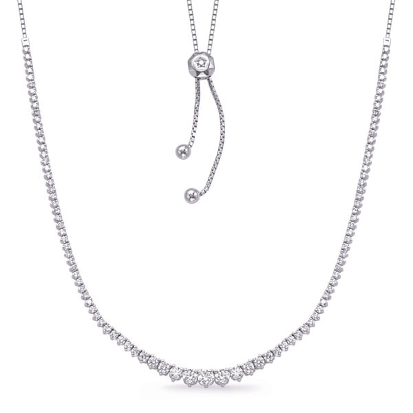 White Gold Diamond Necklace