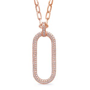 Rose Gold Diamond Necklace