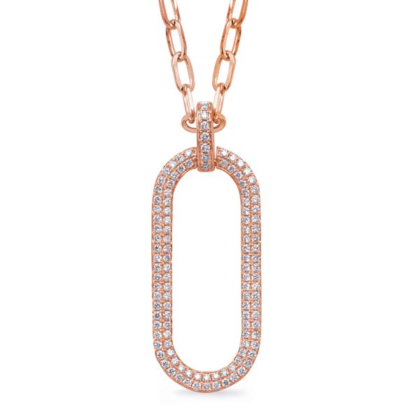 Rose Gold Diamond Necklace