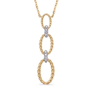 Yellow Gold Diamond Necklace