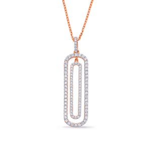 Rose Gold & Diamond Necklace