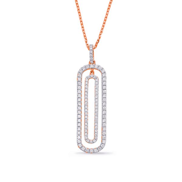 Rose Gold & Diamond Necklace