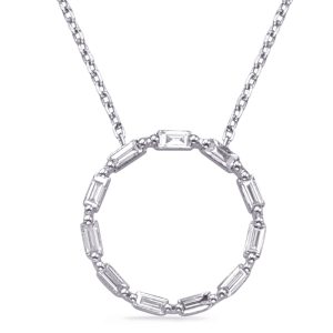 White Gold Diamond Necklace