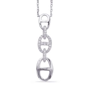 White Gold Diamond Necklace