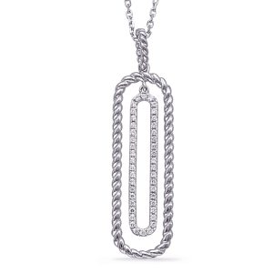 White Gold Diamond Necklace