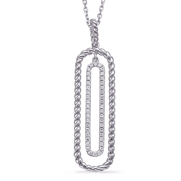 White Gold Diamond Necklace