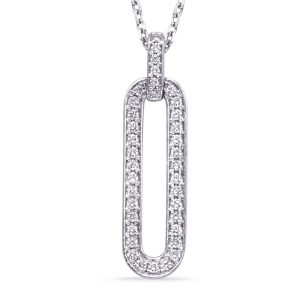 White Gold Diamond Necklace