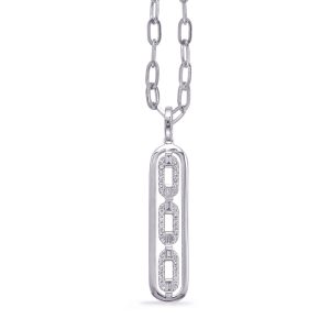 White Gold Diamond Necklace