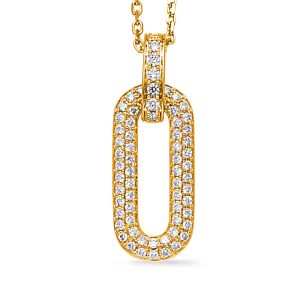 Yellow Gold Diamond Necklace